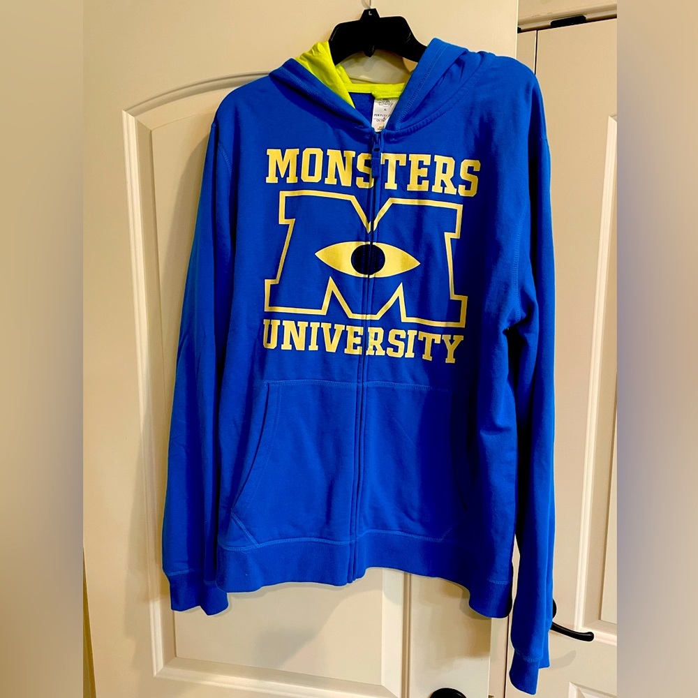 Disney Monsters University hoodie.Barely worn. Size XL. Smoke free home.
